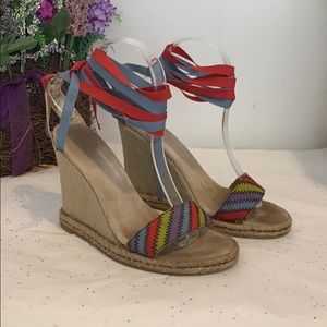 Marc Jacobs Wedge Espadrilles Size 7